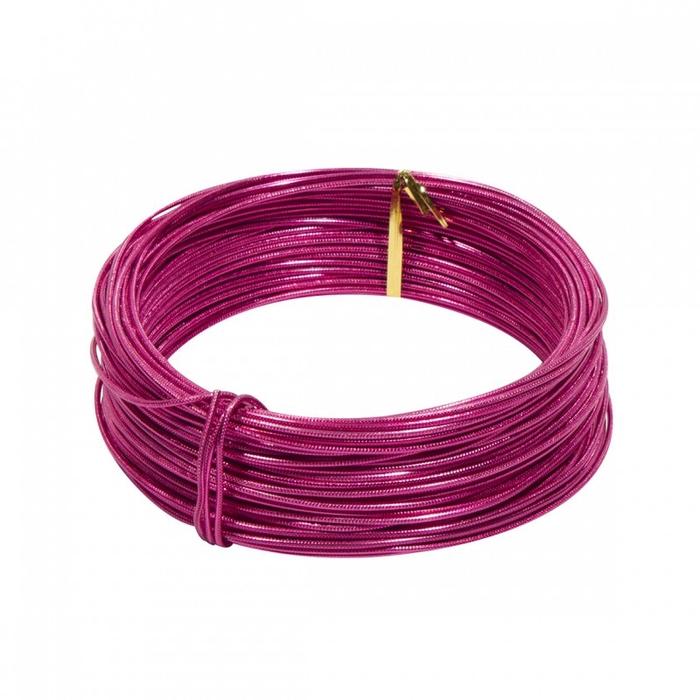 ALUMINIUM WIRE EMB 2MM*250GR STRONG PINK