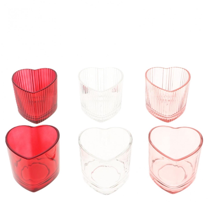 <h4>Valentine Tea light h.heart d07.5*6.5cm</h4>