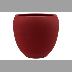 Vinci Red Velvet Flower Pot 31x28cm