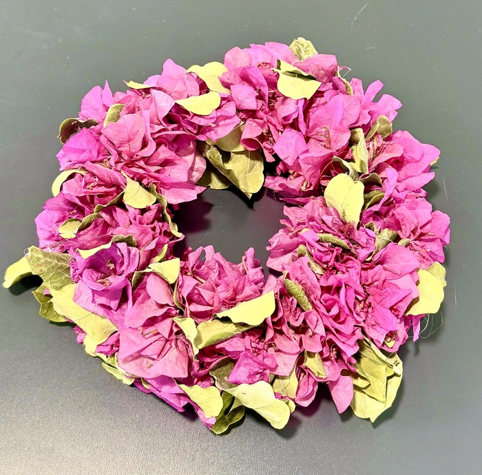 <h4>Dried wreath 'Boug. purple 25 cm'</h4>