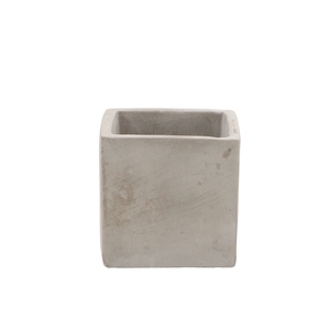 Concrete Pot Square 9x9x9cm