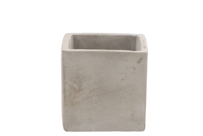 <h4>Concrete Pot Square 9x9x9cm</h4>