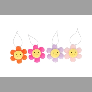 Easter Fun Hanger Colourfull Flower Smile Ass 7x36