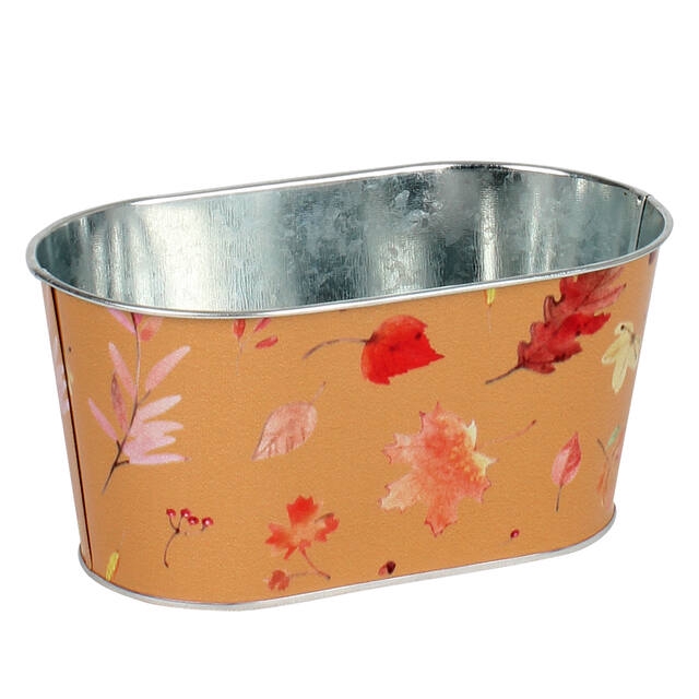 <h4>Bowl Autumn zinc 20x11xH9cm orange</h4>