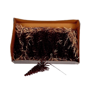 Deco Tree Picea Wax W9h17 Burgundy