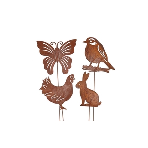 Rusty Gardenstick Spring Ass 12x20x60cm Nm