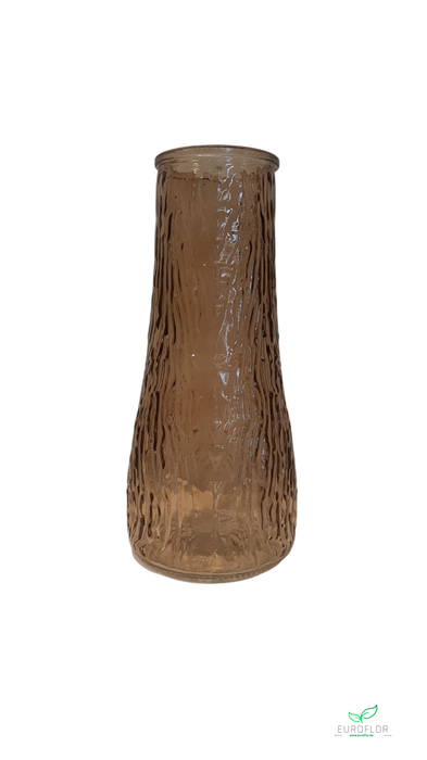 VASE D9 H20 BROWN