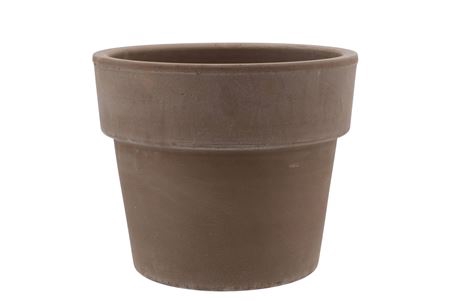 <h4>Terra Choco Cilinderpot Grijs 20x19cm V</h4>