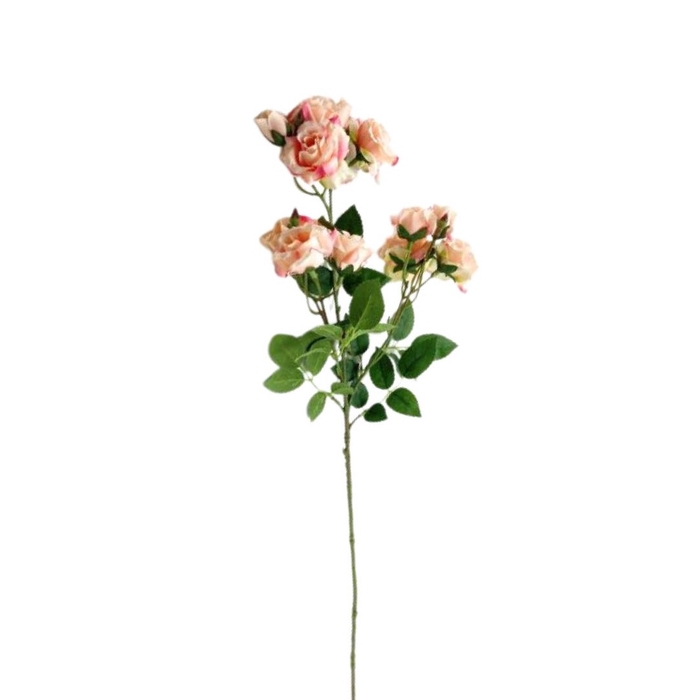 Artificial flowers Rosa spray 65cm