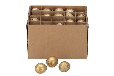 <h4>Eggs Quail Gold 2x3cm P/60</h4>