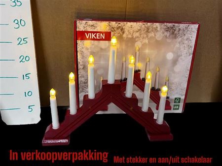 <h4>Candle Stand 7 Leds H30 D37</h4>