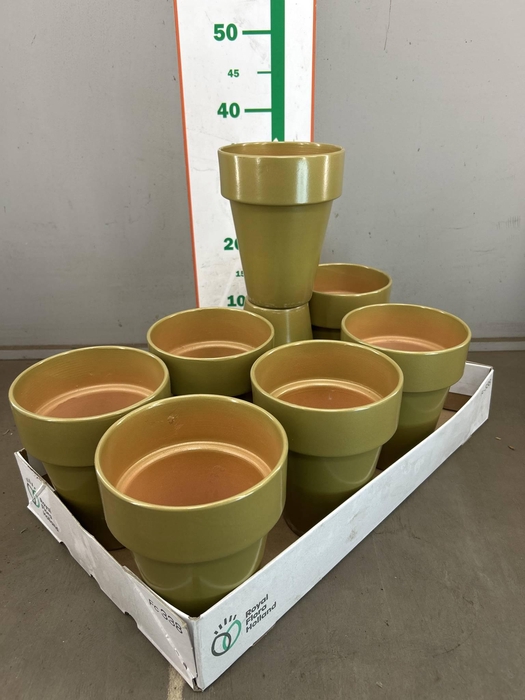 <h4>KERAMIEK VAAS ZAND BEIGE H18XD14</h4>