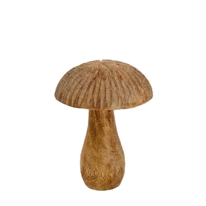 Herfst Deco Mushroom hout d11*14cm