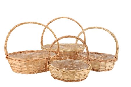 <h4>Wicker Basket Ruby With Handle Natural 45x42x38cm</h4>