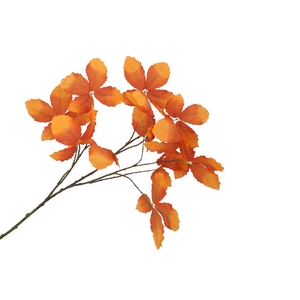 Silk Leaf Chestnut Orange 135cm