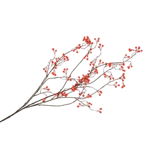 Silk Berry Branched Red 135cm