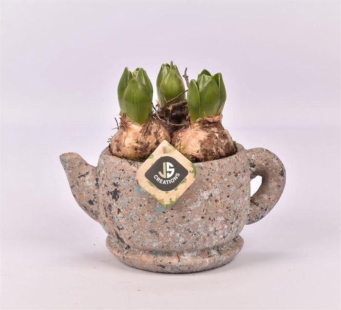 <h4>Cement theepot 22cm</h4>