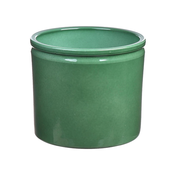 <h4>Pot Lucca1 d19.4xh17.6 opal green glz</h4>