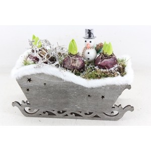 arr4 Hyacint JS - Hout arreslee met bont x4