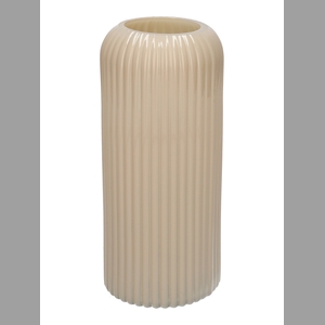 DF02-664554500 - Vase Nora d6/8.7xh20 sand milky