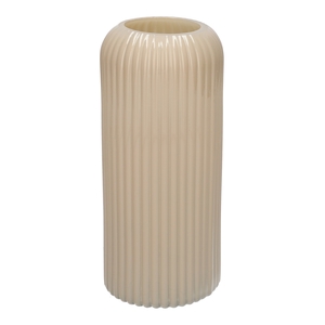 DF02-664554500 - Vase Nora d6/8.7xh20 sand milky