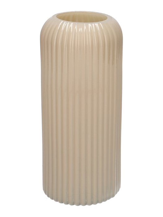 <h4>DF02-664554500 - Vase Nora d6/8.7xh20 sand milky</h4>