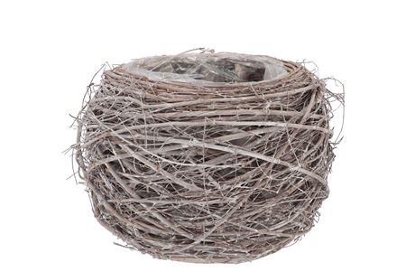 <h4>Nature Elm Branch White Planter With Bottom 18x15c</h4>