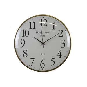 Clock Alum. Ø33cm Copper 90763
