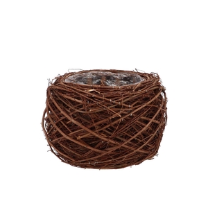 Nature Planter Elm Branch Brown 14x10cm