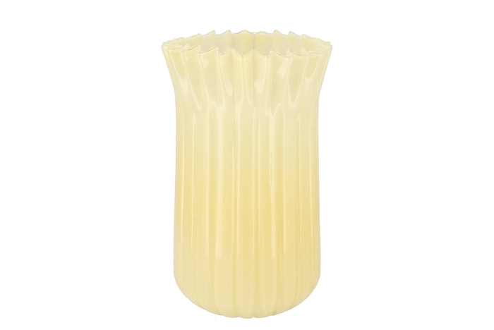 Imke Lemon Vase Milky 19x19x32cm