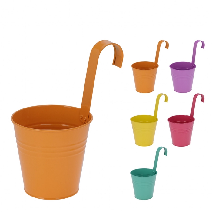 <h4>Zinc Sami hanging pot d13*13/25cm</h4>