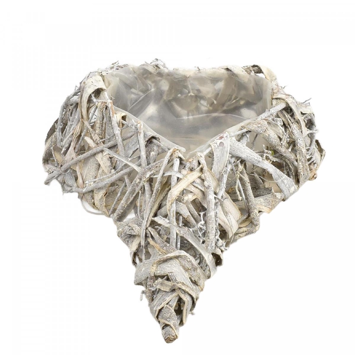 <h4>Valentine Willow planter heart 33*25*8cm</h4>