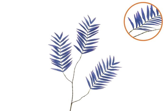 <h4>Silk Palm Leaf Blue 87cm Nm</h4>