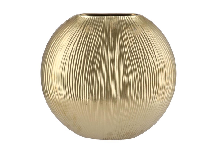 <h4>Sifan Gold Vase Oval 41x16x39cm</h4>