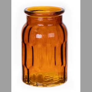 DF02-700031100 - Vase Ross d8.5/10xh15.5 amber