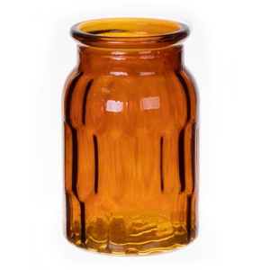 DF02-700031100 - Vase Ross d8.5/10xh15.5 amber