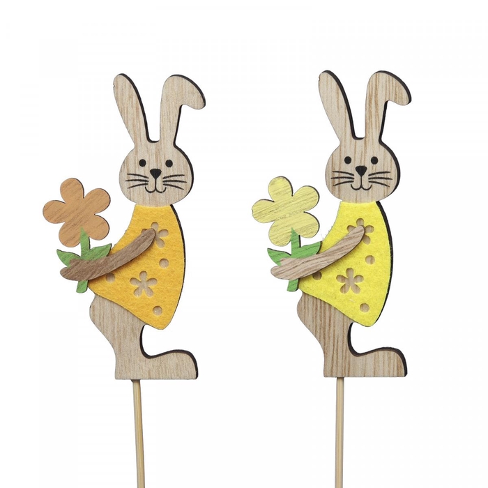 <h4>Easter Sticks 20cm hare wood 8cm</h4>