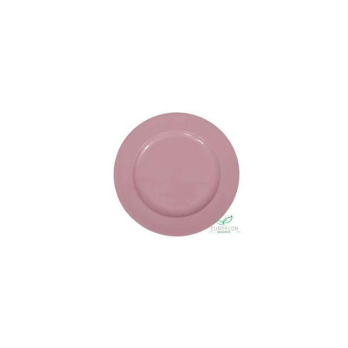 <h4>PLASTIC PLATE PINK D28</h4>