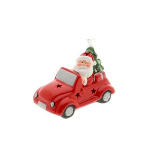 Car Cabrio Santa LED L18W10H14