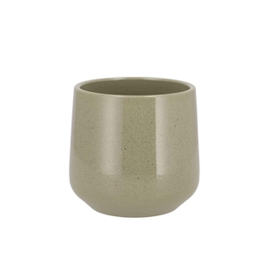 Ceramic Kiwi Stone Pot Orchid Berlin 14cm