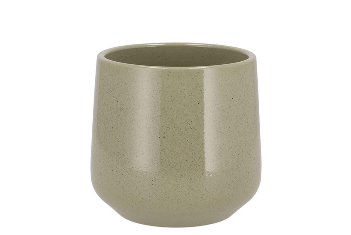 <h4>Ceramic Kiwi Stone Pot Orchid Berlin 14cm</h4>
