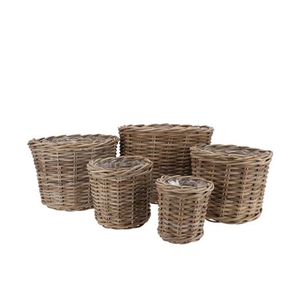 Rattan Ivy Natural Cilinder Set 5 17x17/23x20/27x2