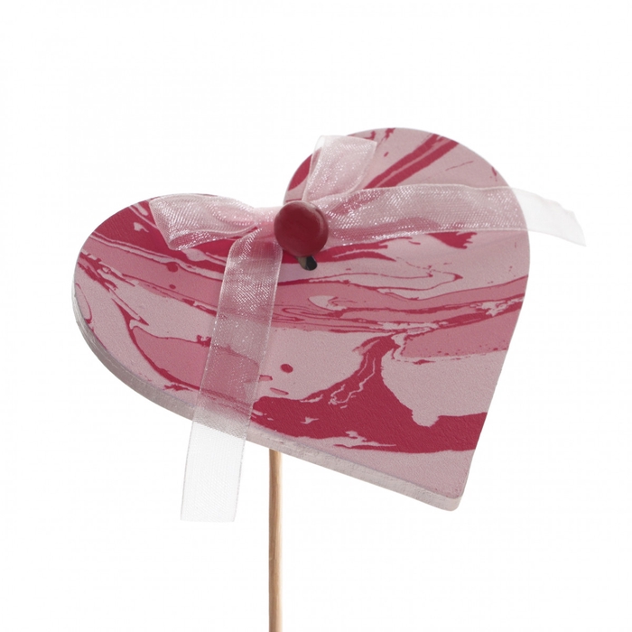 Mothersday 50cm Heart marble 8cm