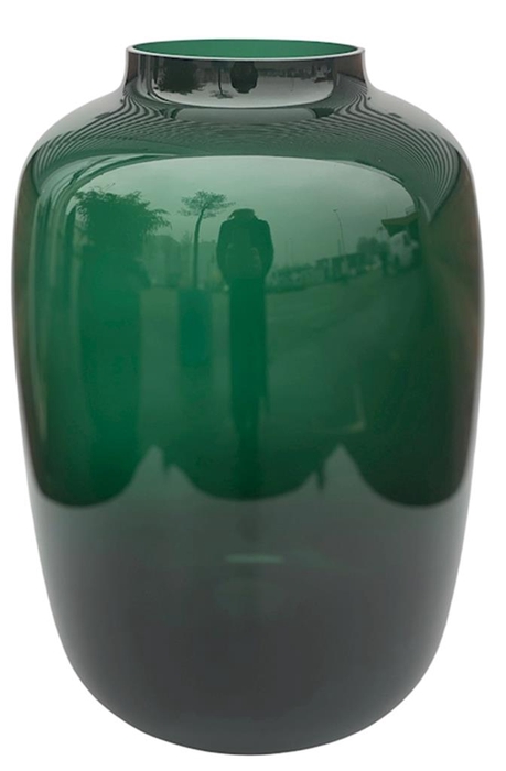 <h4>Artic M dark green Ø25 x H35 cm  H:35 x B:25 x D:2 /S: Dark Green</h4>