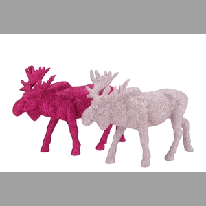 Sparkle Fuchsia/pink Moose Ass 27x9x21cm