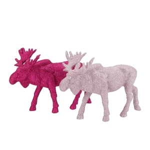 Sparkle Fuchsia/pink Moose Ass 27x9x21cm