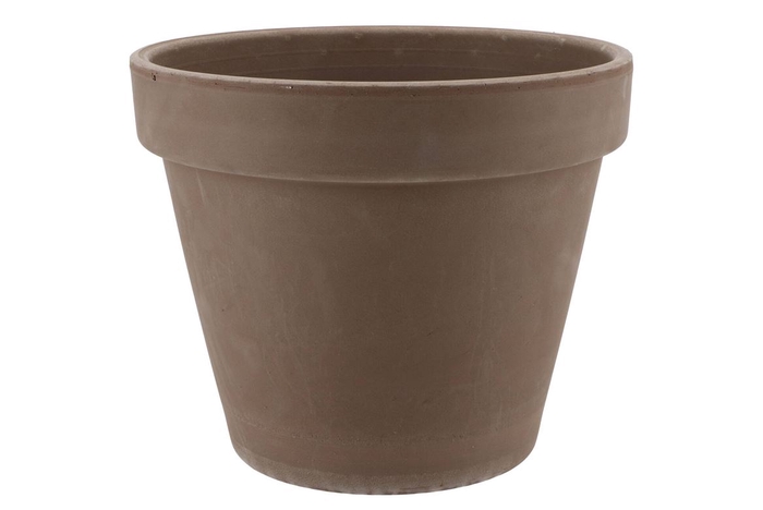 Terracotta Choco Pot Grey D31xh27cm