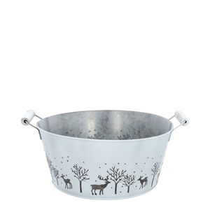 Zink Winter bak d25*11cm
