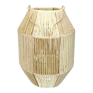 DF06-740488100 - Lantern Lucera d13.5/25xh34 white/natural
