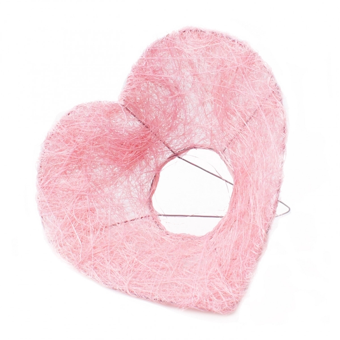 <h4>Valentine Bouquetholder heart sisal 20cm</h4>